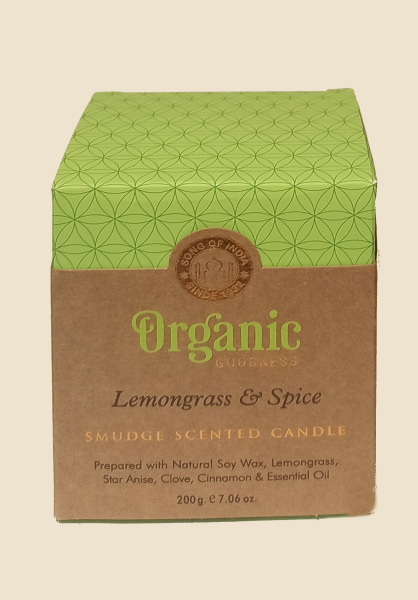 Organic Goodness Sojawachskerze Lemongras & Gewürze